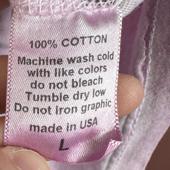 Trunk Ltd. Journey lavender short sleeve t-shirt 100% cotton size large - Picture 4 of 9